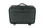 PU Beauty Case With Zipper Black Leather Makeup Bag Waterproof Cosmetic Bag For Artists